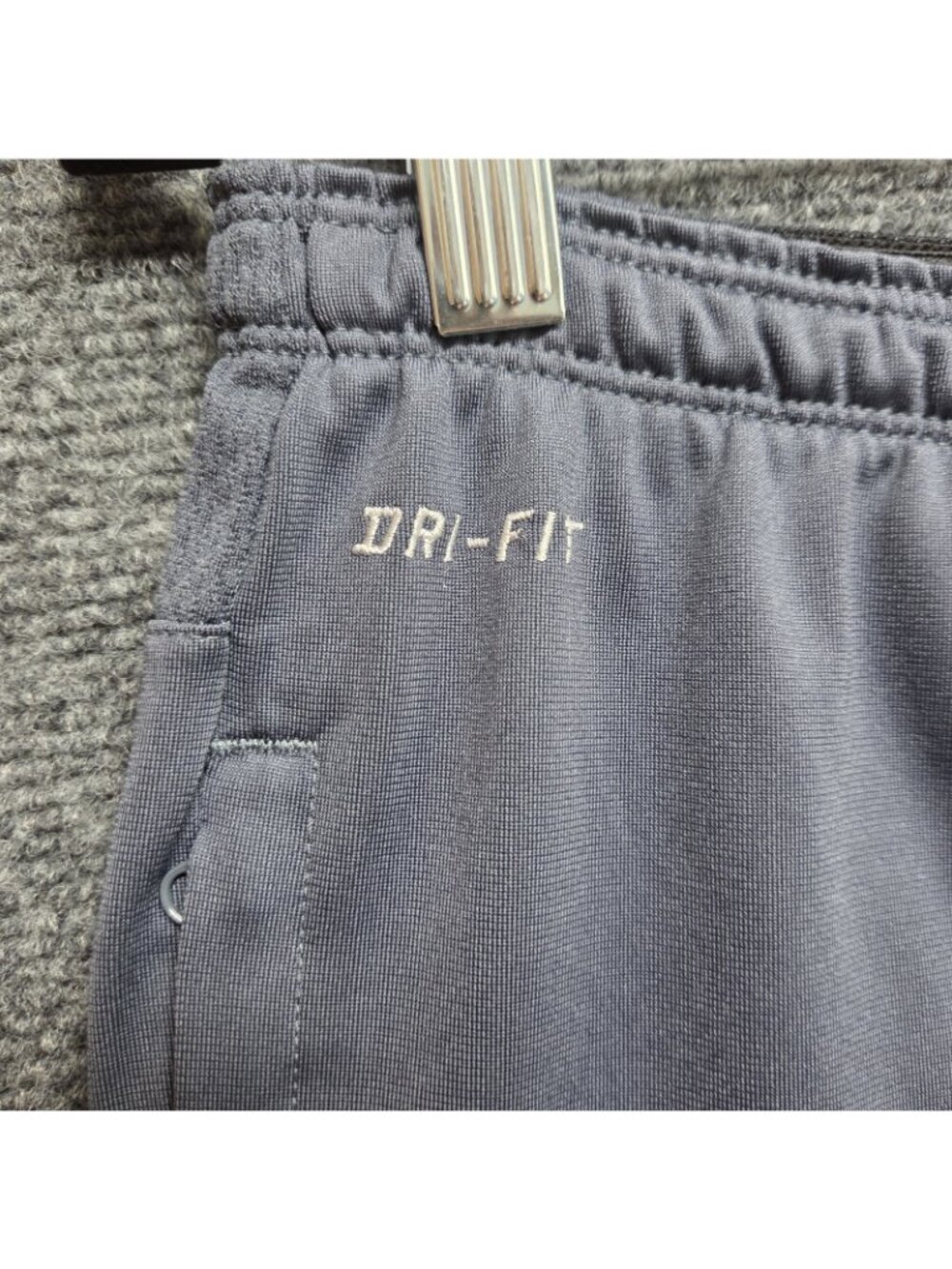 Nike Squad Strike Tech Pants Mens Medium Gray Dri-Fit Training Ankle Zip 619235 - Picture 7 of 12